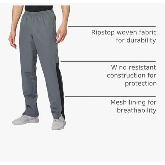 Under Armour Mens Ripstop Track Pant X-Large Gray NWT - Picture 3 of 7